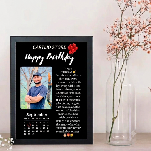 Birthday frame